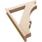 Ekena Millwork 5 1/2-in W x 30-in D x 38-in H Balboa Slat Rough Cedar Woodgrain TimberThane Outlooker, Primed Tan OUTUR055X30X38BOA24RCPR - alternate 4